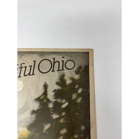 1918 Beautiful Ohio Song Sheet Music by Mary Earl - Picture 7 of 9